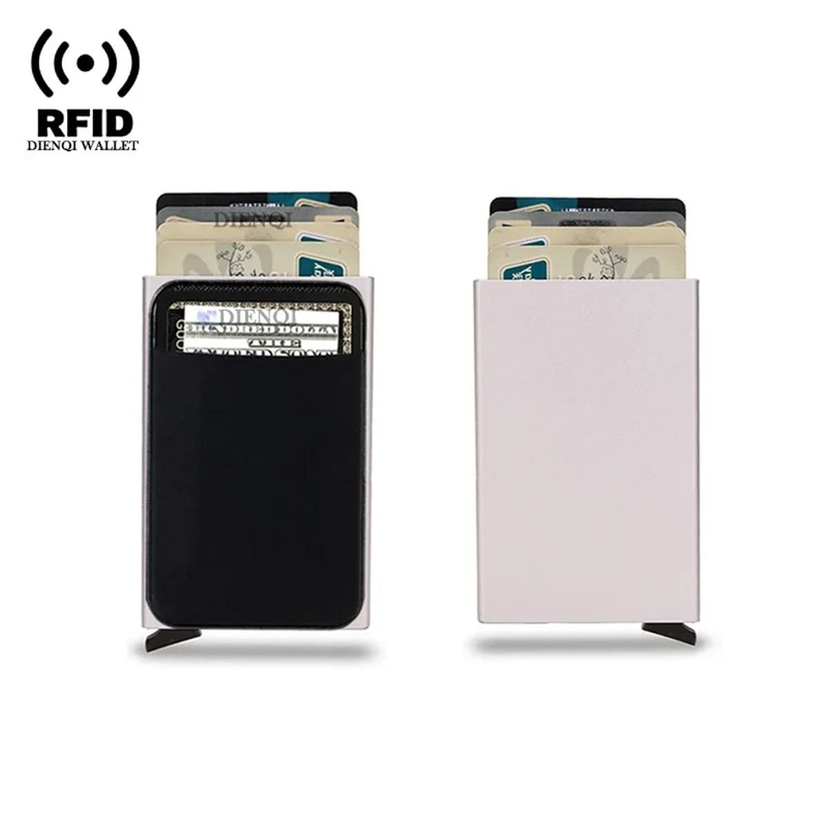 Pop-up Card Holder - silver image