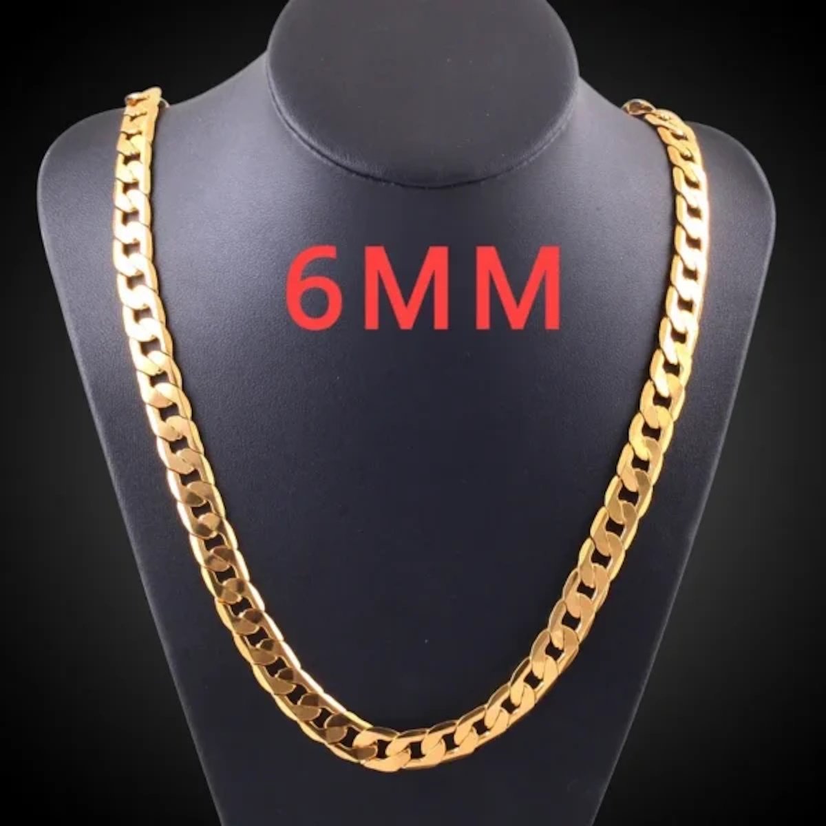 Sterling Silver 6MM 20inches Chain Necklace image 0