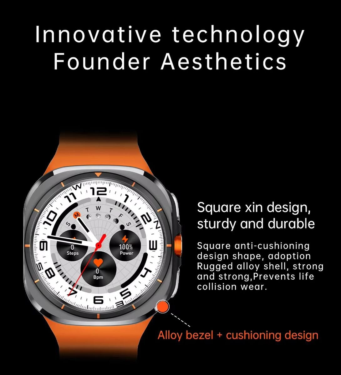 U8 Ultra 5G Android Smartwatch - 3GB+32GB Global Version for Men 2025 image 5