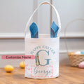 Personalised Easter basket - custom Blue image