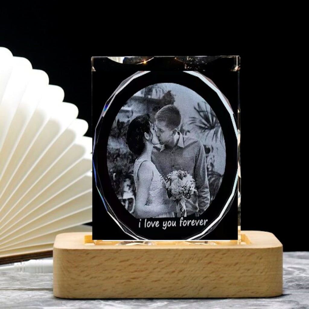 Crystal Cube Crystal Photo Frame image 0
