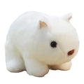 Wombat plush toy - White 18 cm image