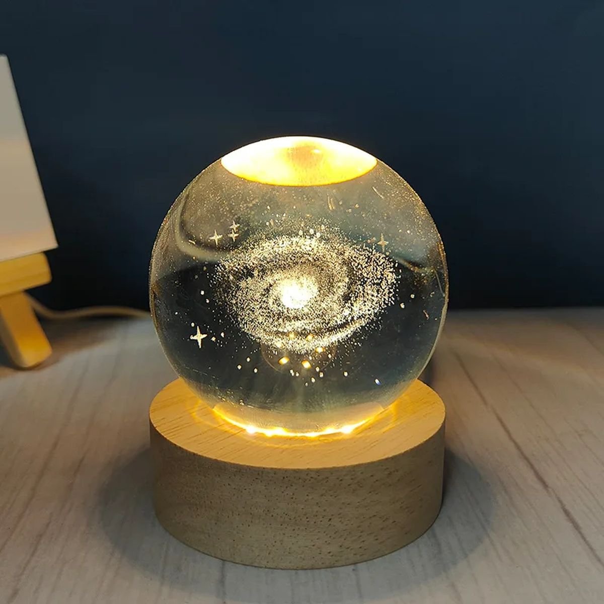 New 3D LED Crystal Ball - Galaxy image