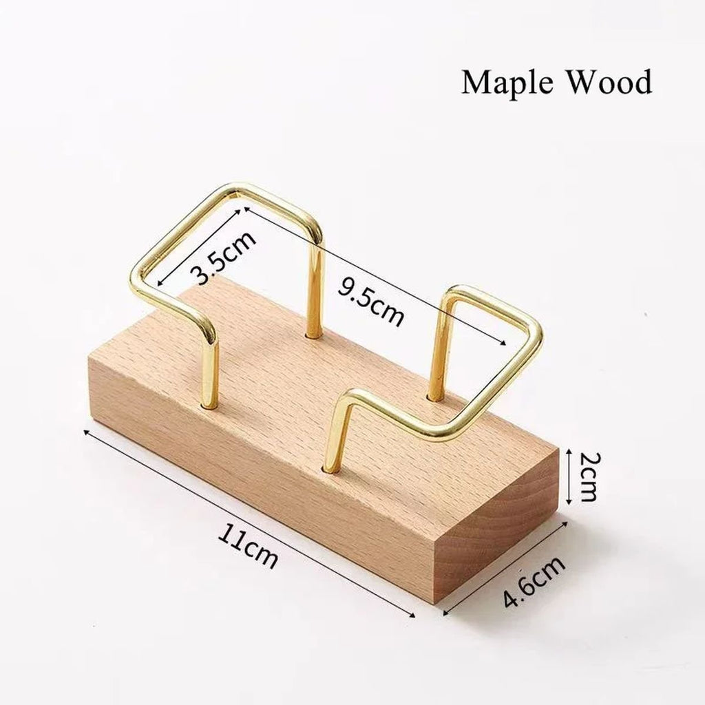 Business Wooden Card Holder Organizer image 11