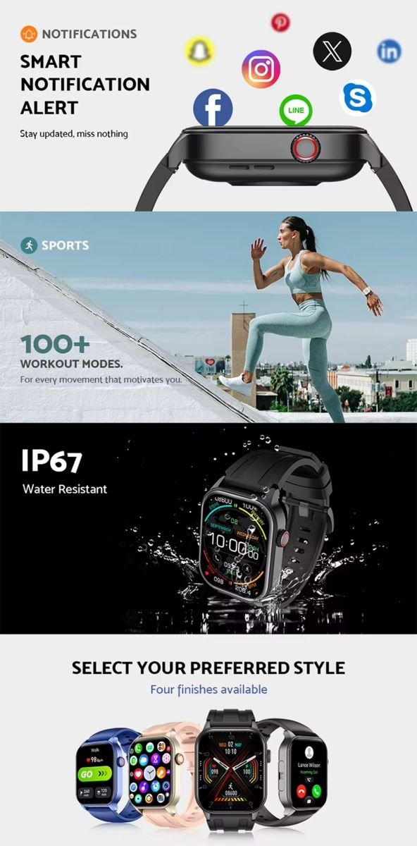 Air Version Sport Ultra Sim Card Smart Watch image 6