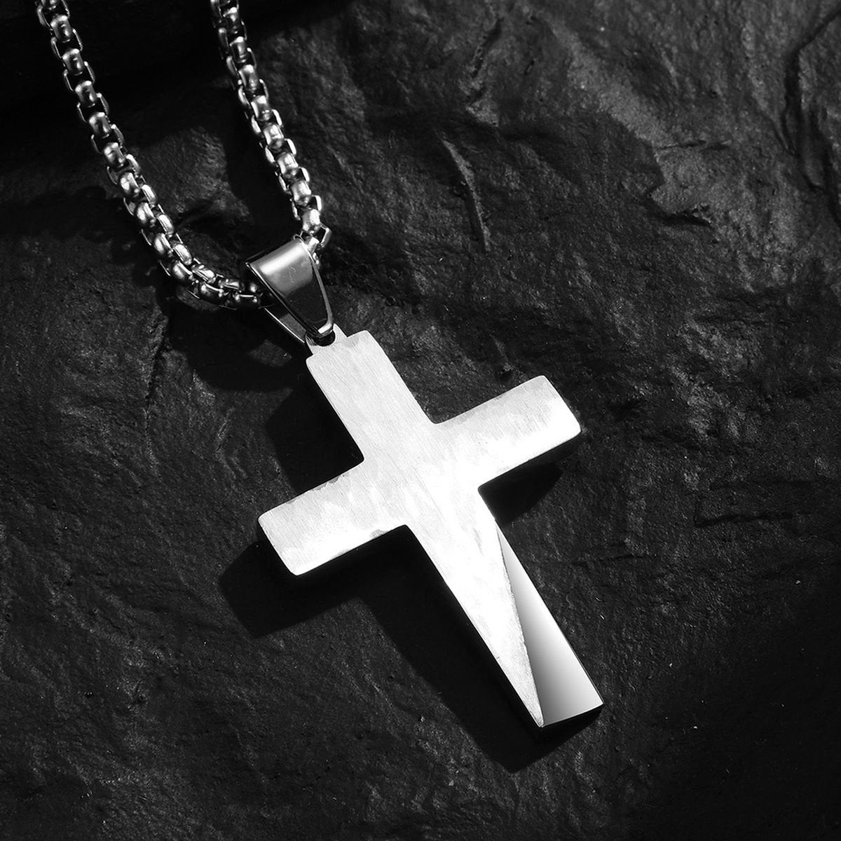 Cross Gold Stainless Steel Cross Pendant image 2