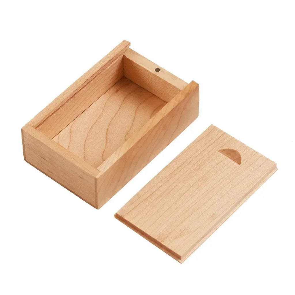 Solid Wood Storage Boxes With Sliding Top - Need Engraving, Rose Wood image