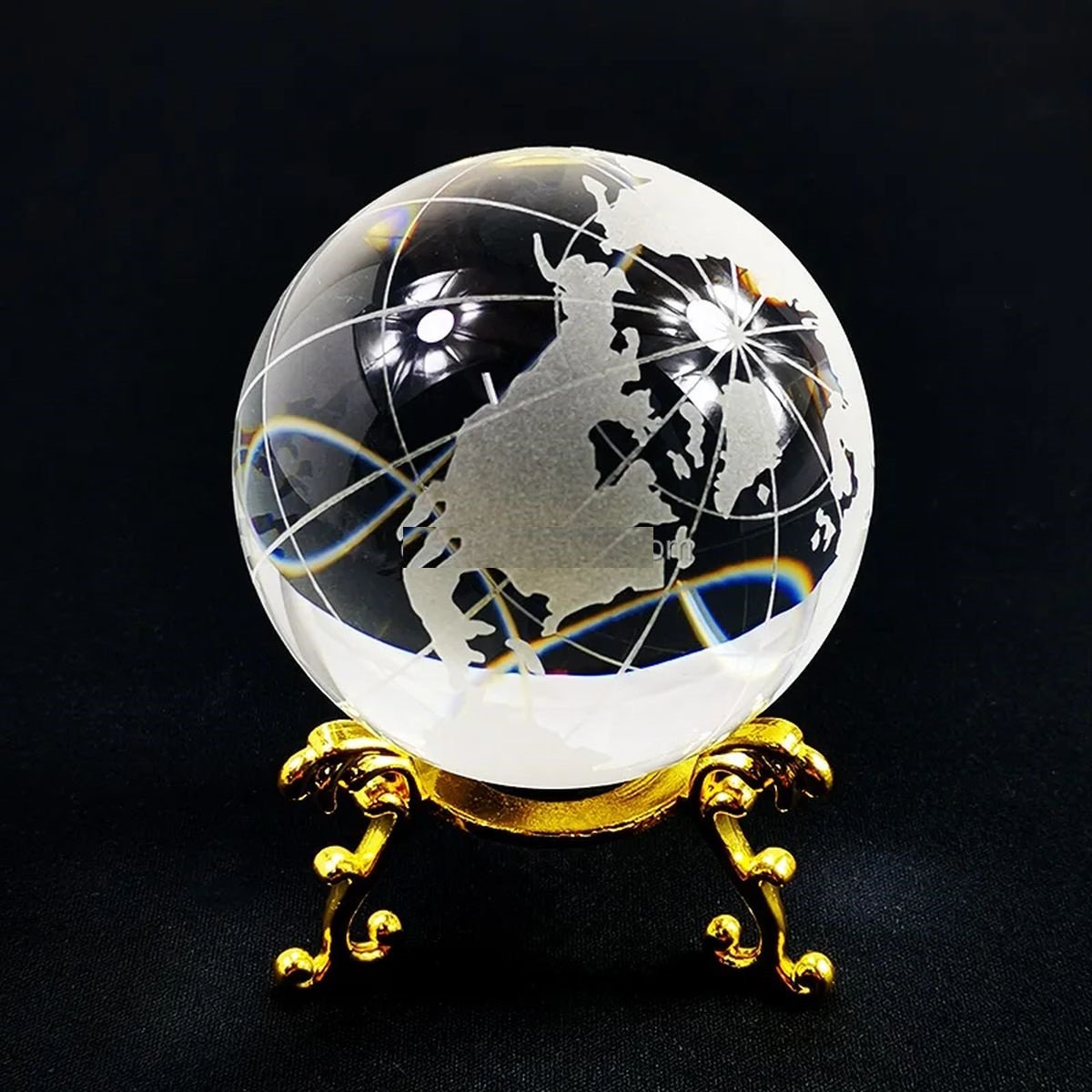 Sports Crystal Trophy - Globe image