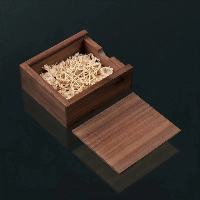 Square Wooden Storage Box image 4