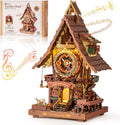 Robotime Rokr 3D Wooden Puzzle Cuckoo Clock Kit
