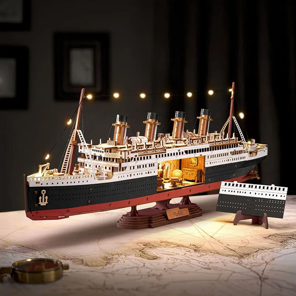 ROBOTIME Rolife Classic Luxury Cruise Ship 3D Puzzle