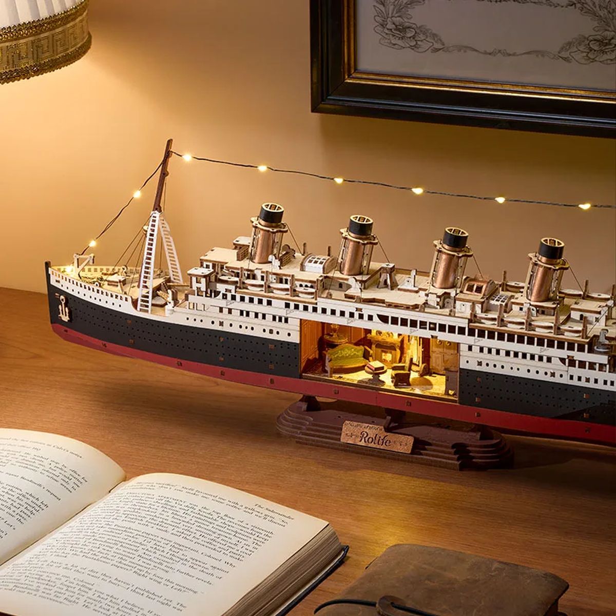 ROBOTIME Rolife Classic Luxury Cruise Ship 3D Puzzle