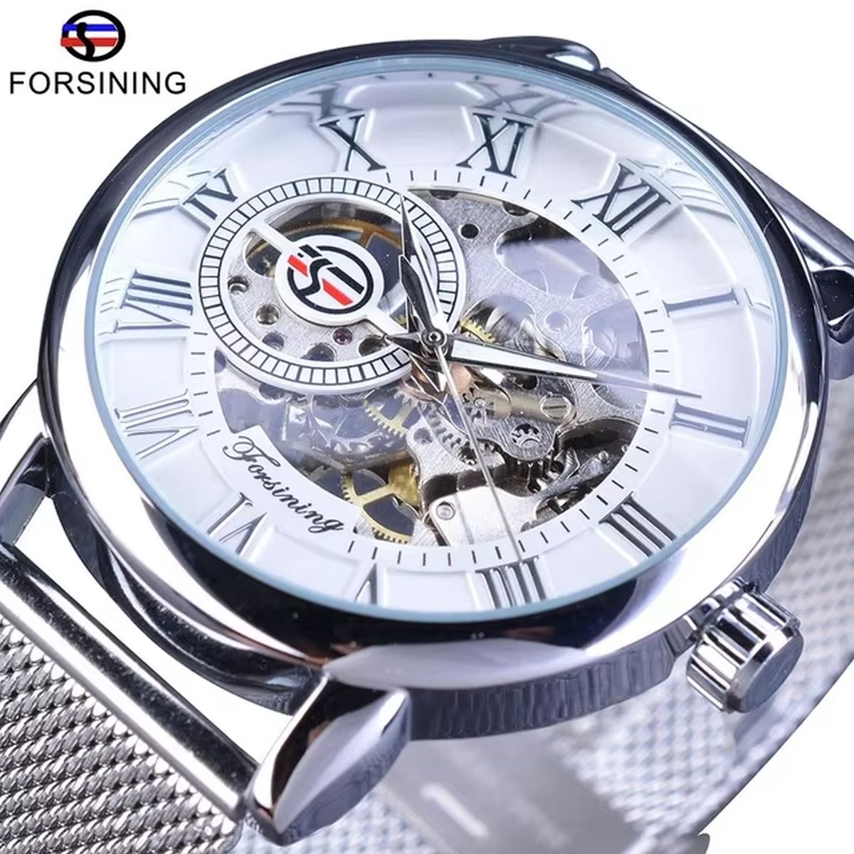 Forsining Men's Luxury Skeleton Watch