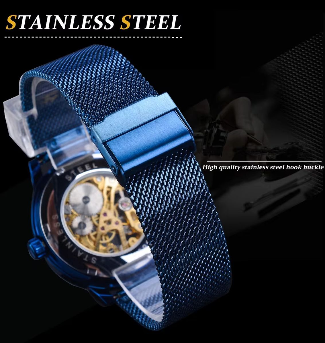 Forsining Men's Luxury Skeleton Watch