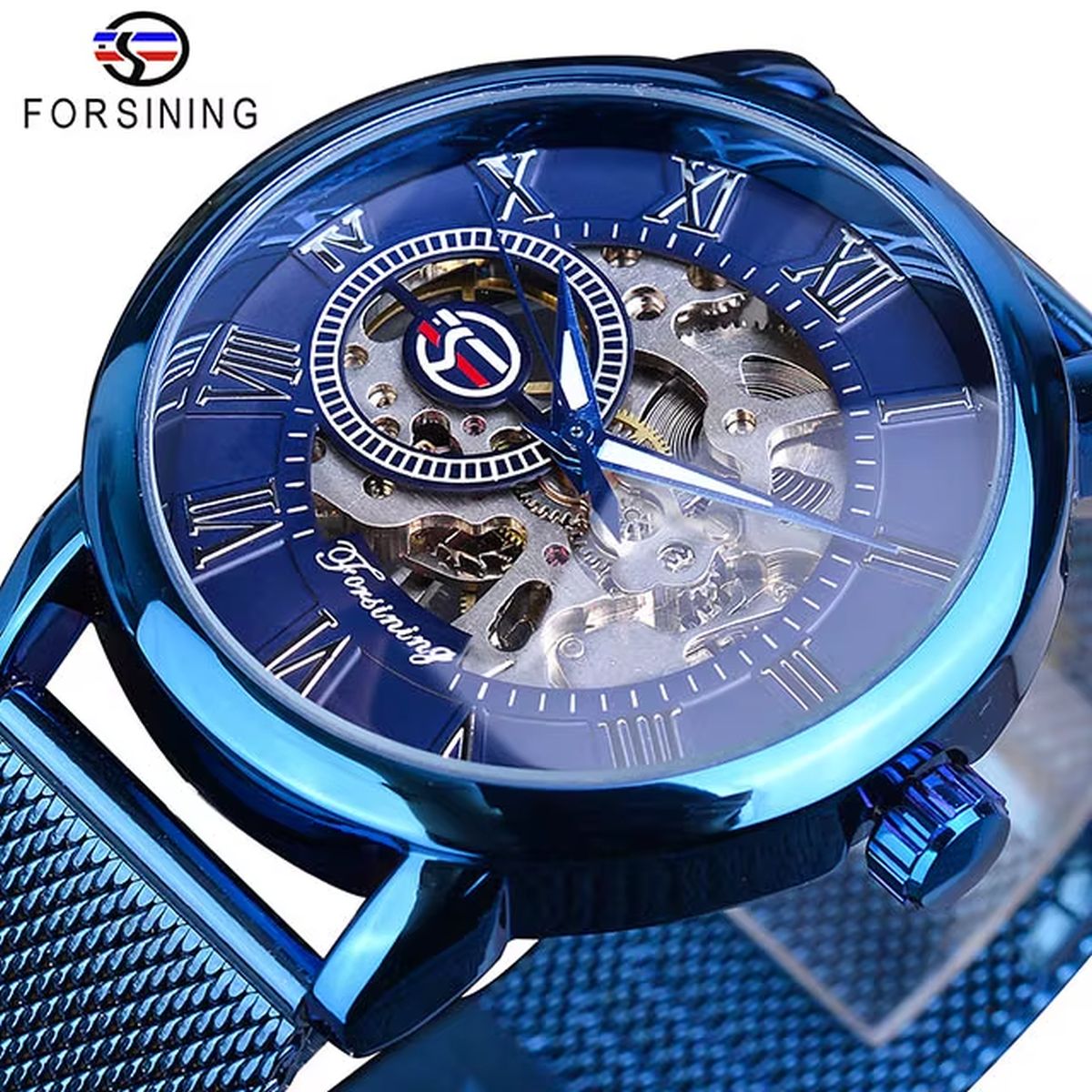 Forsining Men's Luxury Skeleton Watch