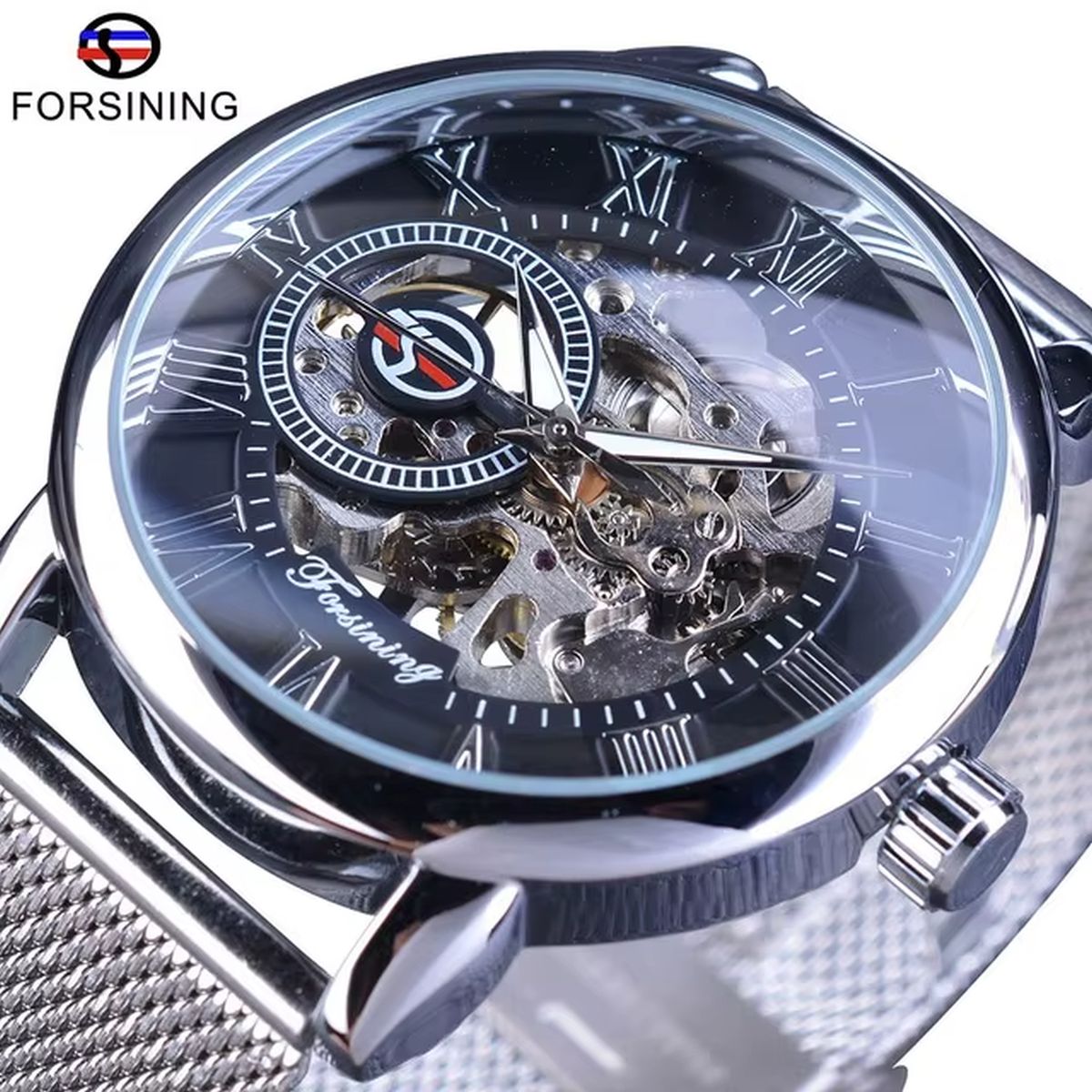 Forsining Men's Luxury Skeleton Watch