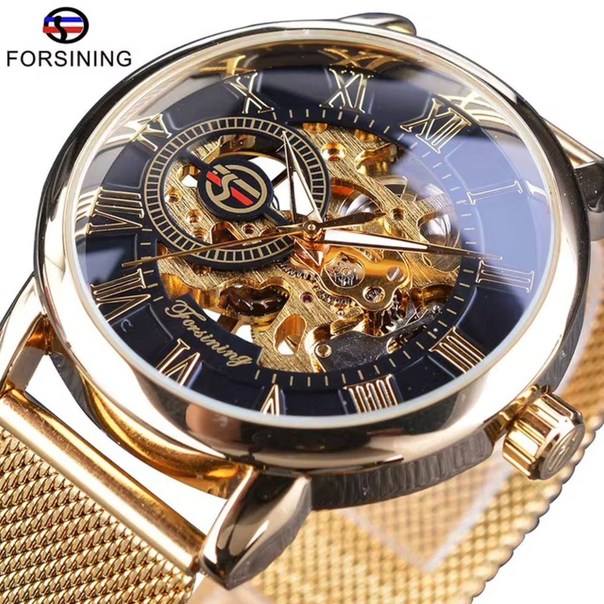 Forsining Men's Luxury Skeleton Watch