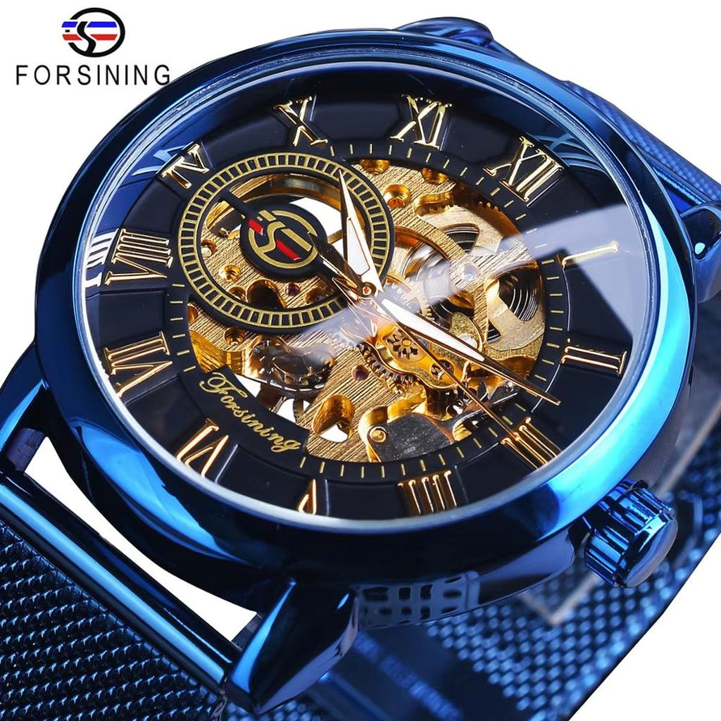 Forsining Men's Luxury Skeleton Watch