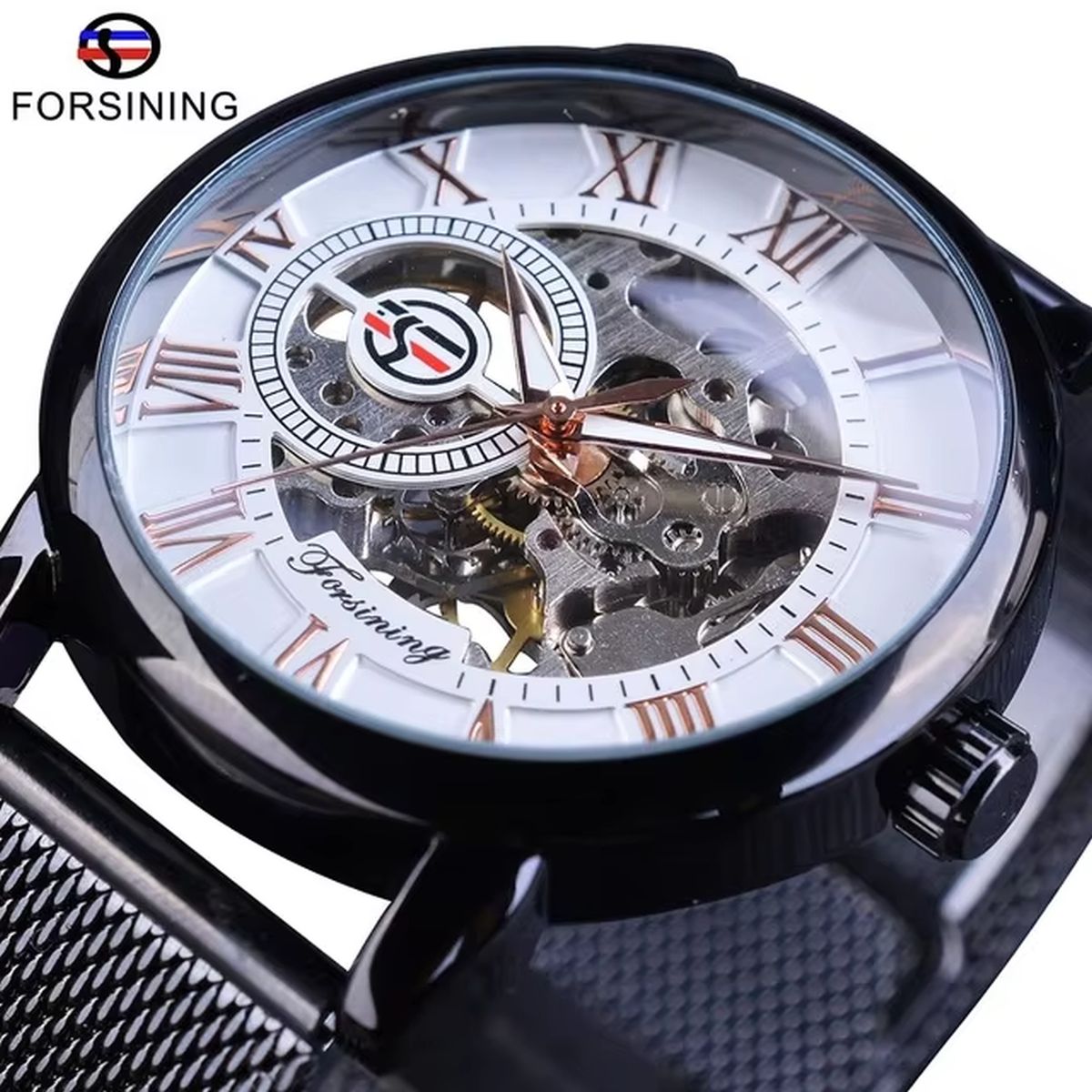 Forsining Men's Luxury Skeleton Watch