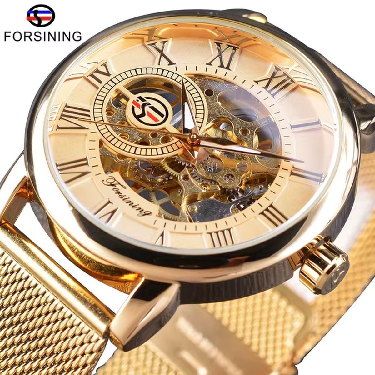 Forsining Men's Luxury Skeleton Watch