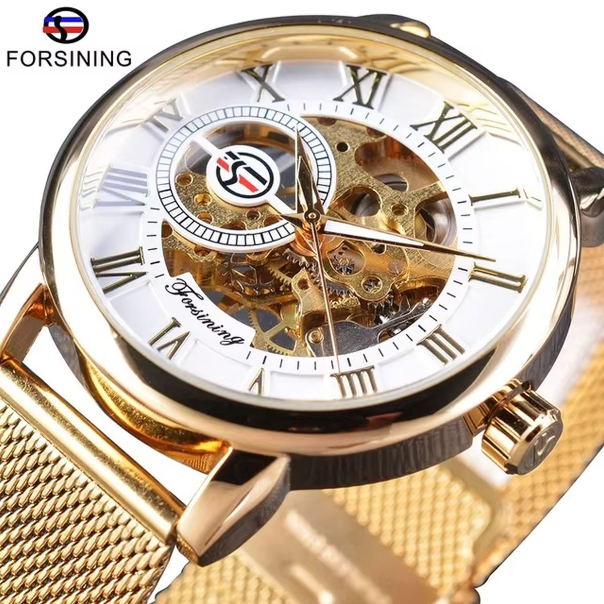 Forsining Men's Luxury Skeleton Watch