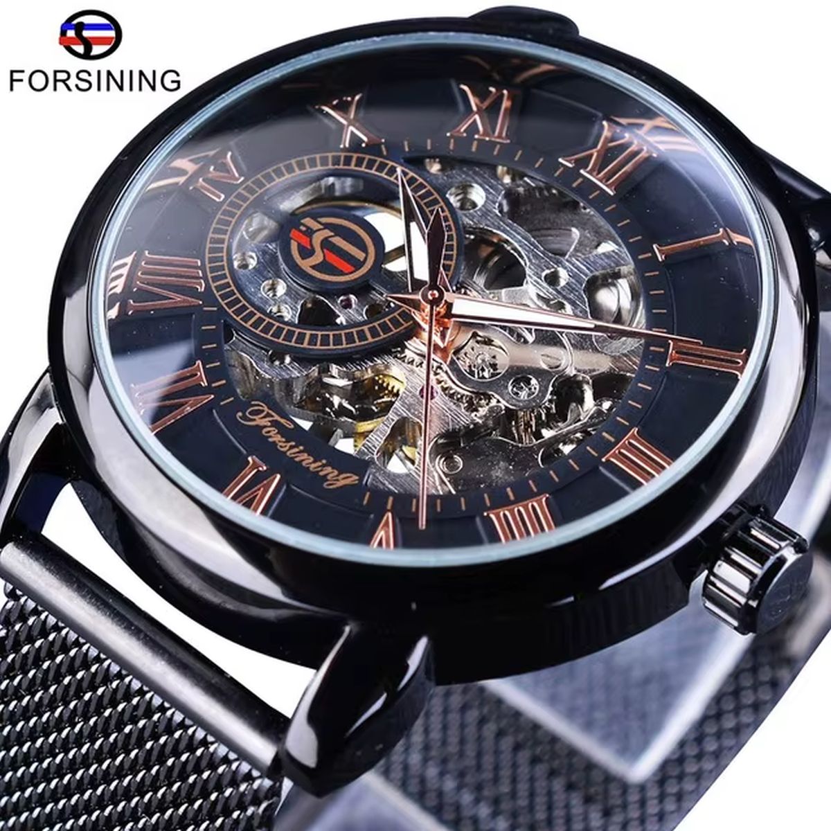Forsining Men's Luxury Skeleton Watch