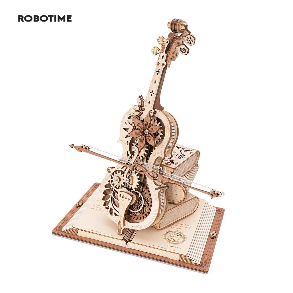 Robotime ROKR 3D Wooden Puzzle Magic Cello