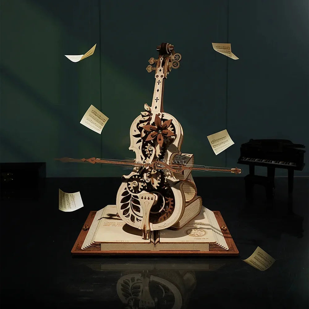 Robotime ROKR 3D Wooden Puzzle Magic Cello