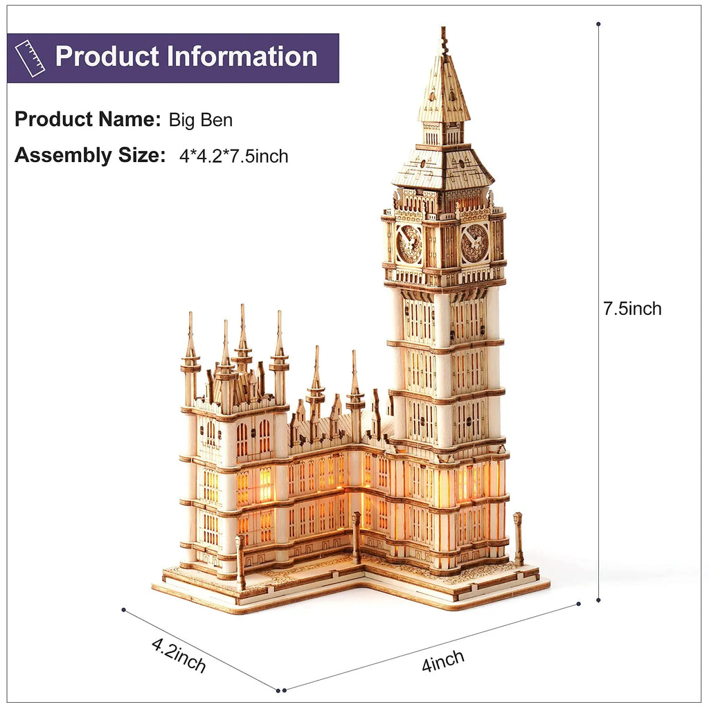 Robotime Rolife DIY 3D Tower Bridge Big Ben