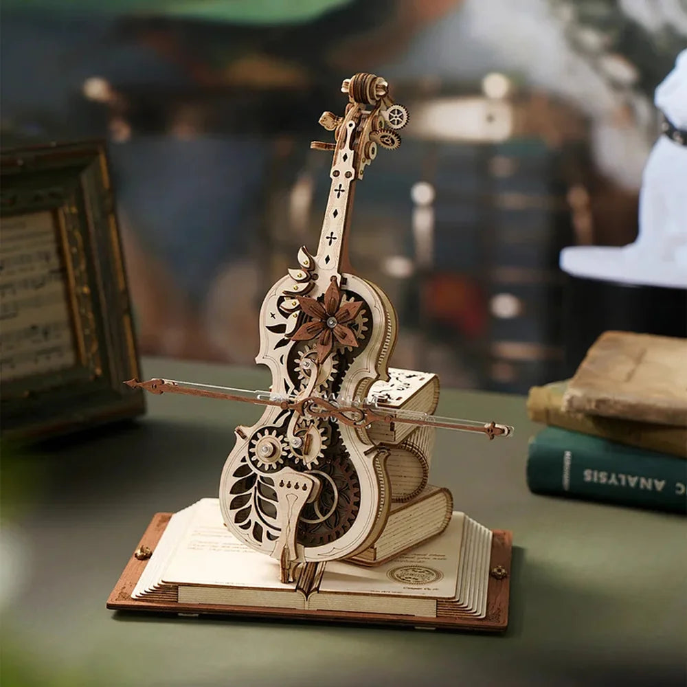 Robotime ROKR 3D Wooden Puzzle Magic Cello