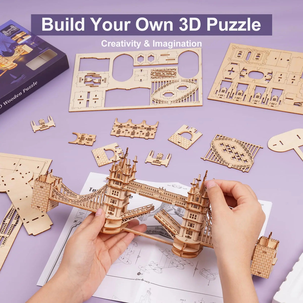 Robotime Rolife DIY 3D Tower Bridge Big Ben