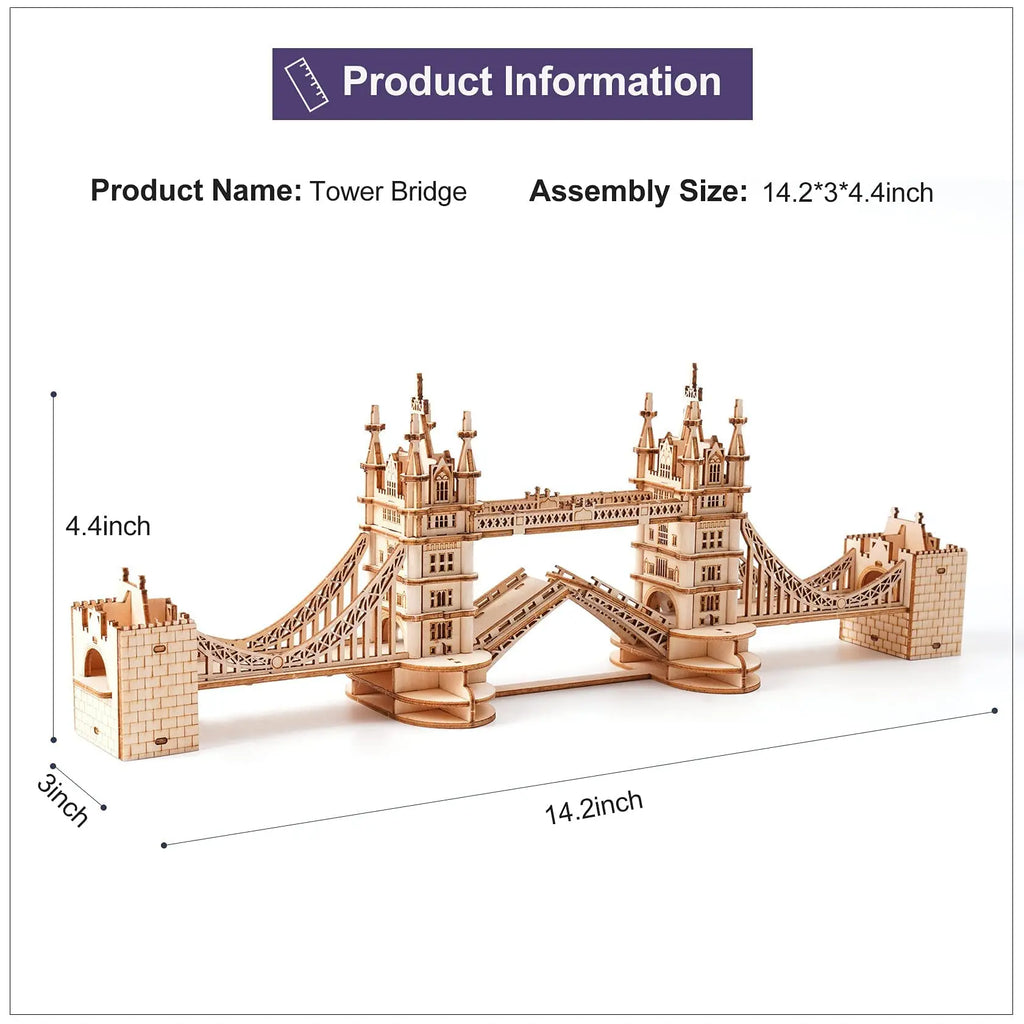Robotime Rolife DIY 3D Tower Bridge Big Ben