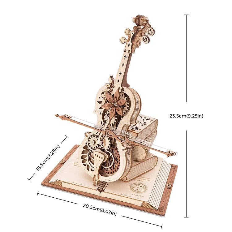 Robotime ROKR 3D Wooden Puzzle Magic Cello