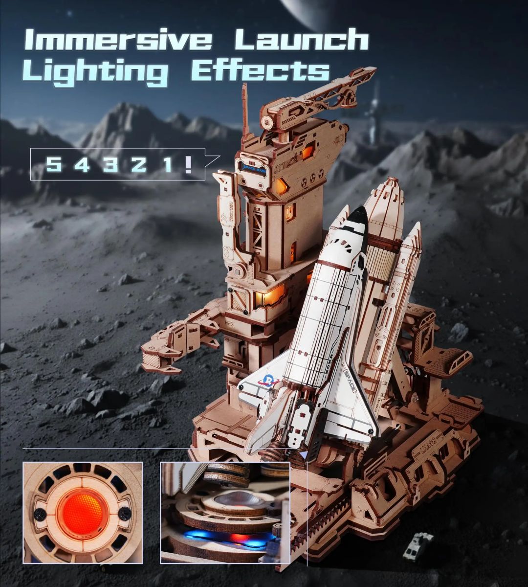Robotime Space Shuttle 3D Wooden Puzzle