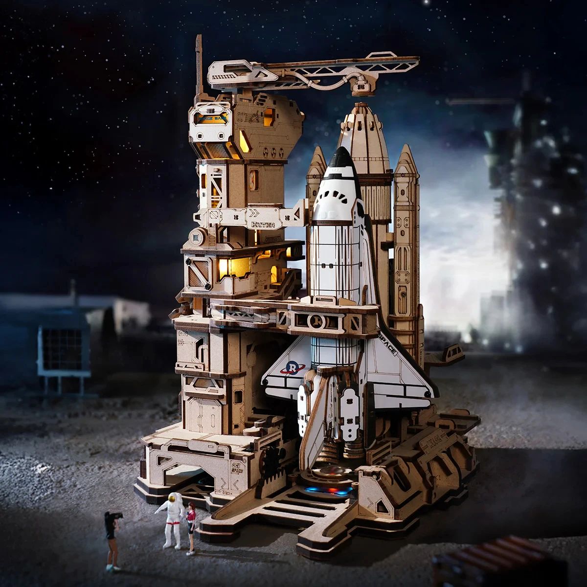 Robotime Space Shuttle 3D Wooden Puzzle