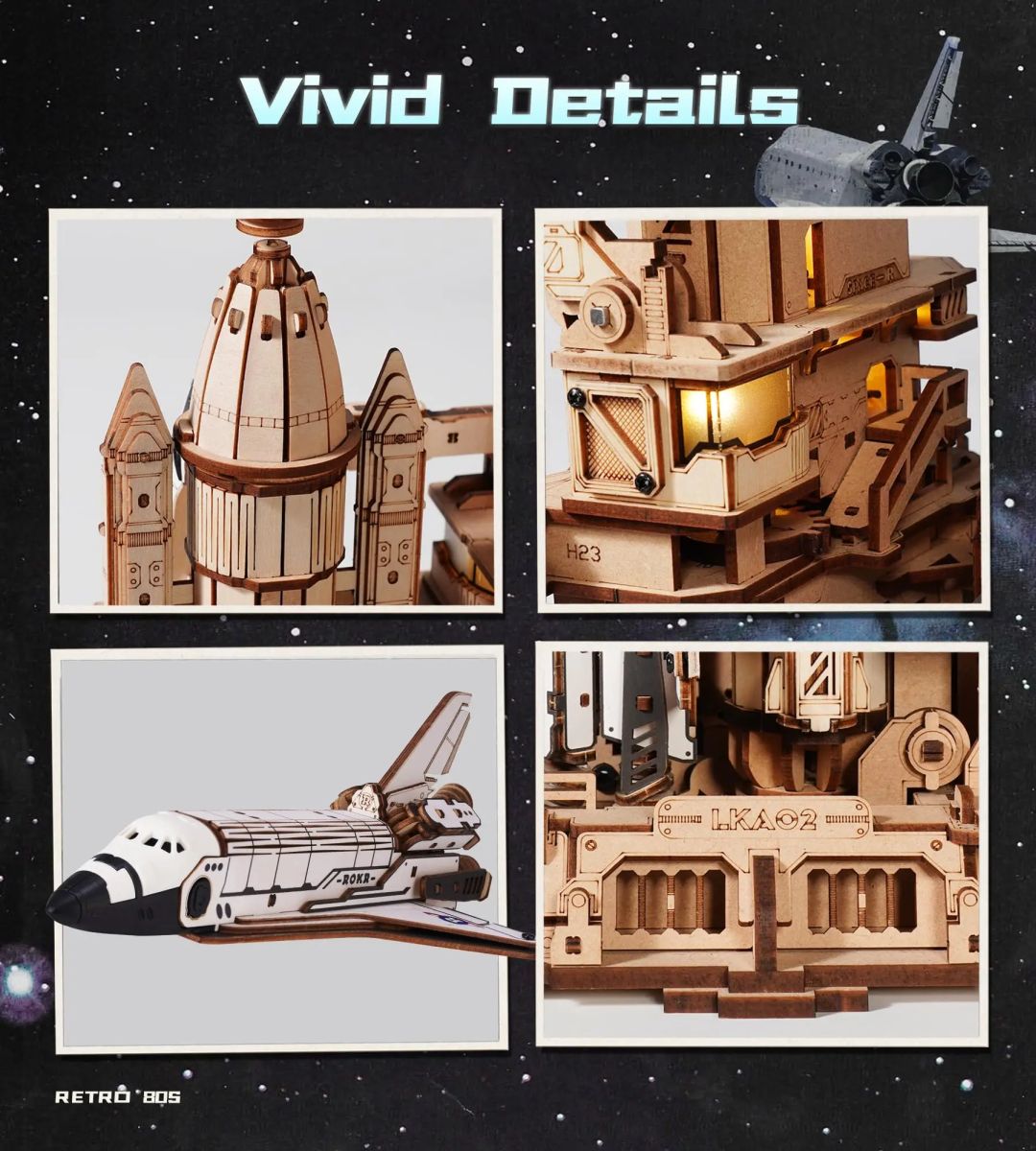 Robotime Space Shuttle 3D Wooden Puzzle