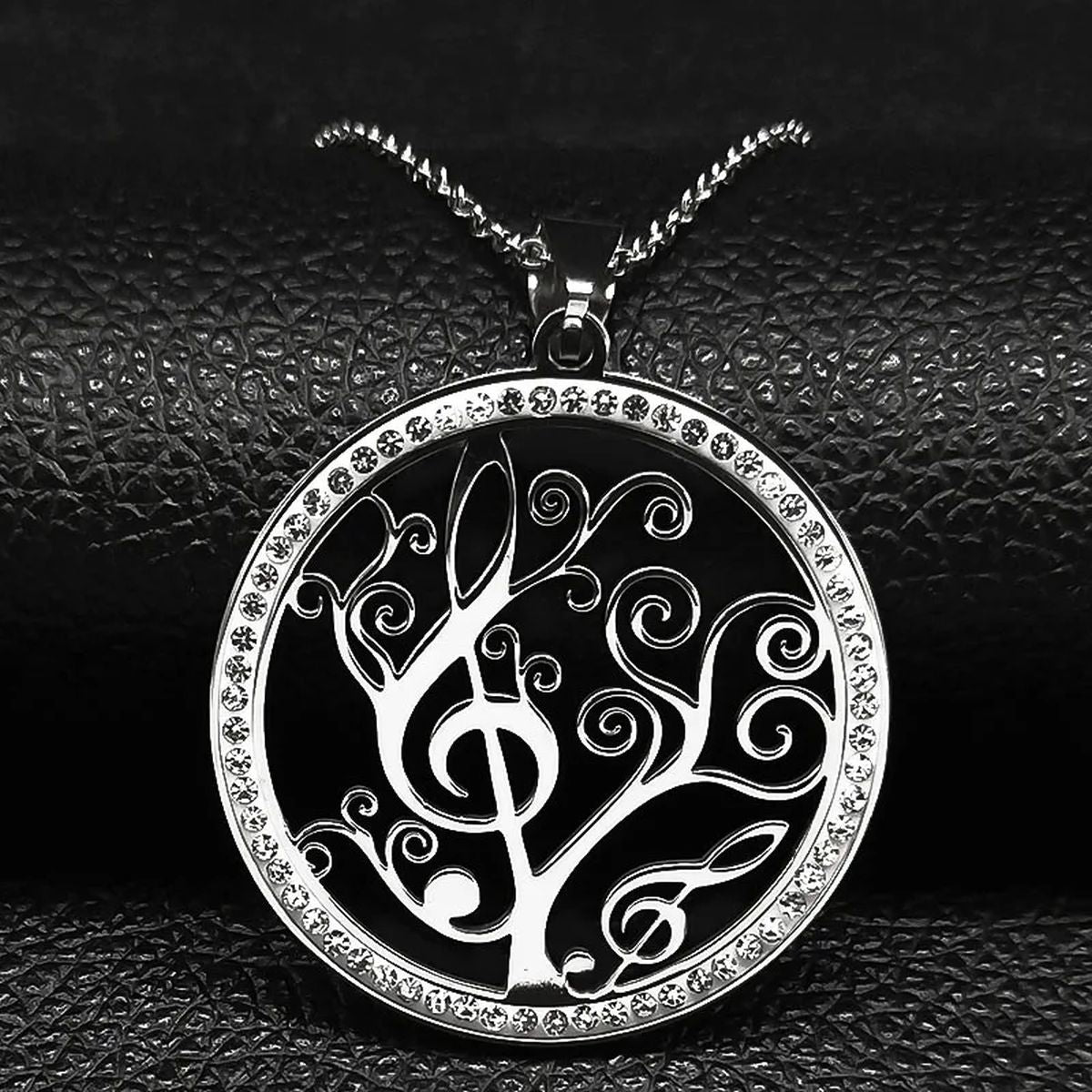 Tree of Life Crystal Stainless Steel