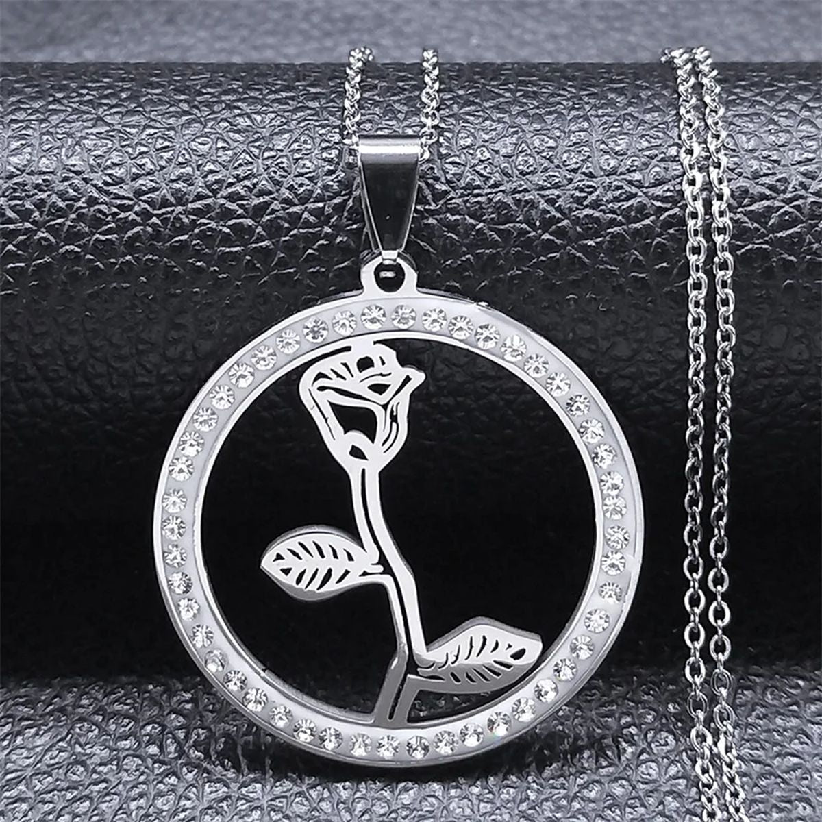 Tree of Life Crystal Stainless Steel