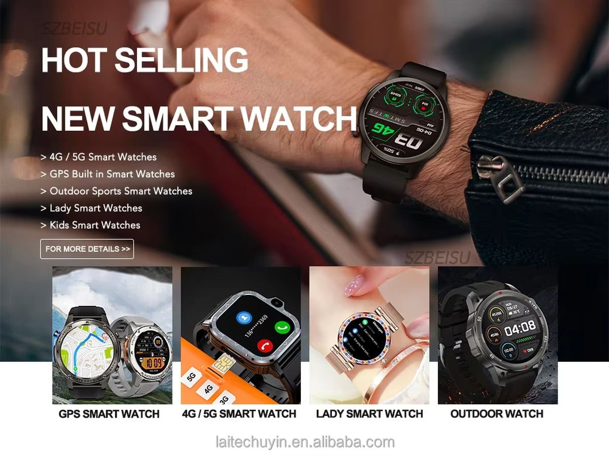 U8 Ultra 5G Android Smartwatch - 3GB+32GB Global Version for Men 2025 image 2