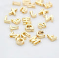 26 Alphabet Charms Initial Letter Shaped Beads image 0