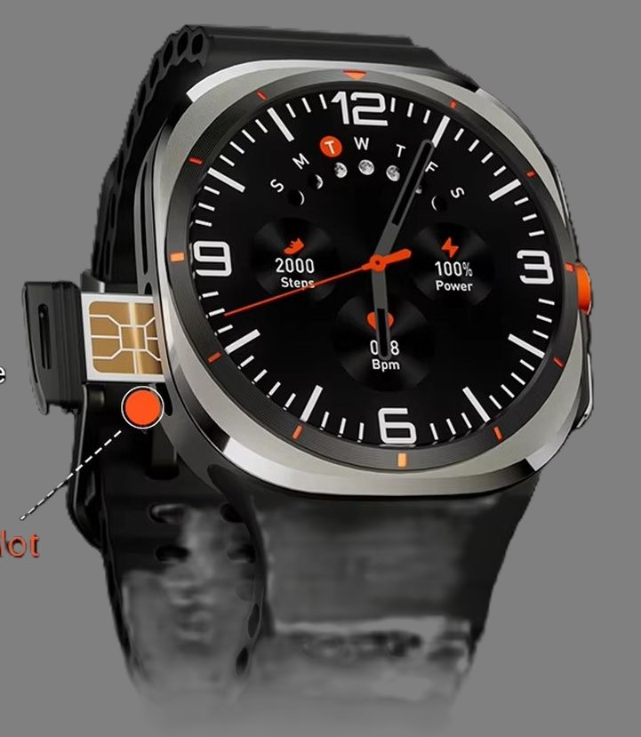 U8 Ultra 5G Android Smartwatch - 3GB+32GB Global Version for Men 2025 image 0