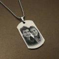 Custom Photo and Message Necklace Pendant image 4