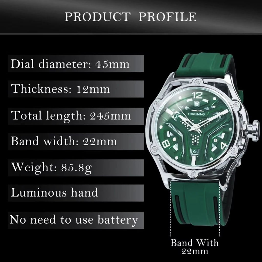 Automatic Mechanical Sports Watches image 2