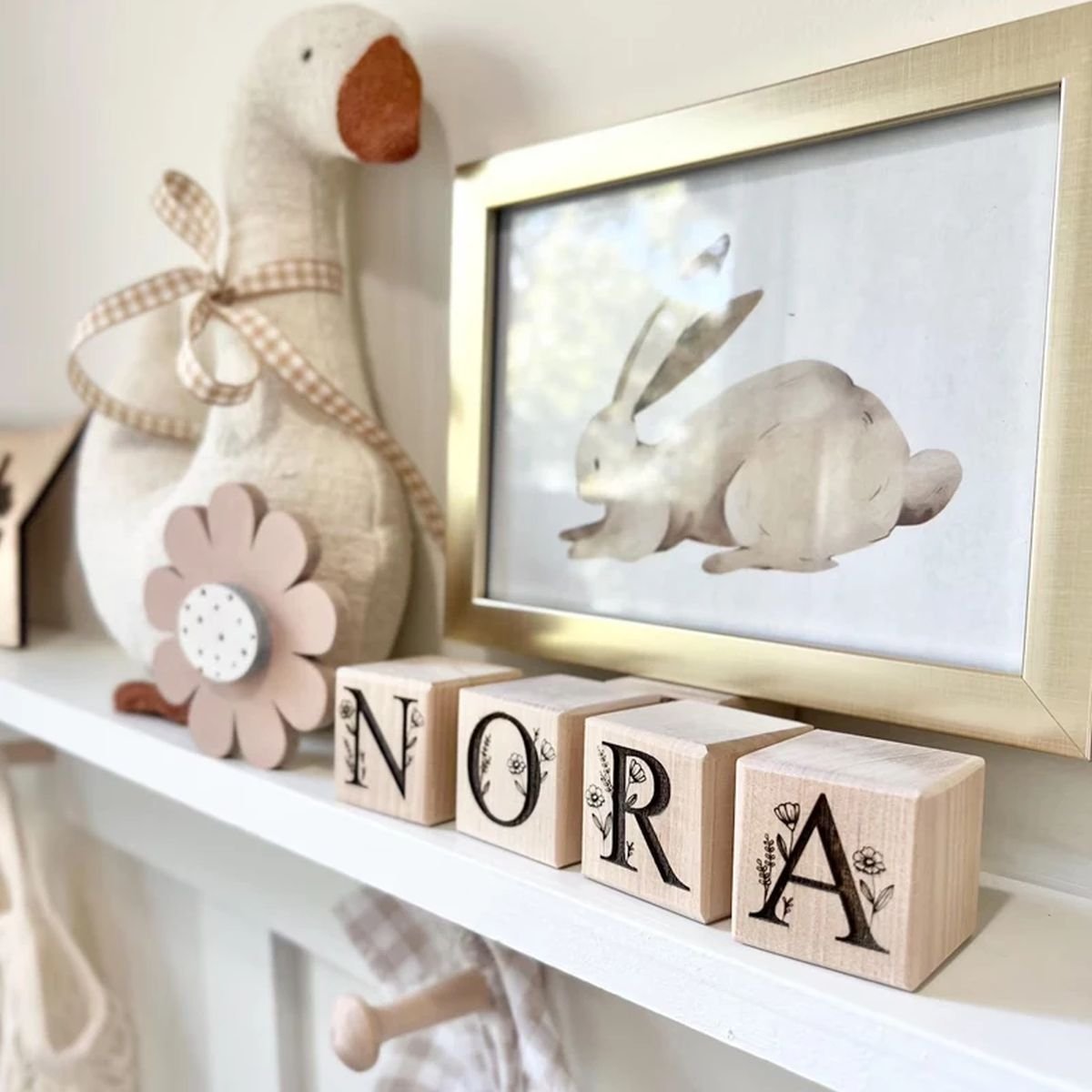 Engraved Wood Name Blocks image 4