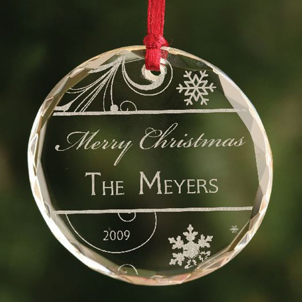 Crystal Christmas Ornament - Style 2 image