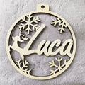 Personalized Wooden Snowflake Name Ornaments image 13