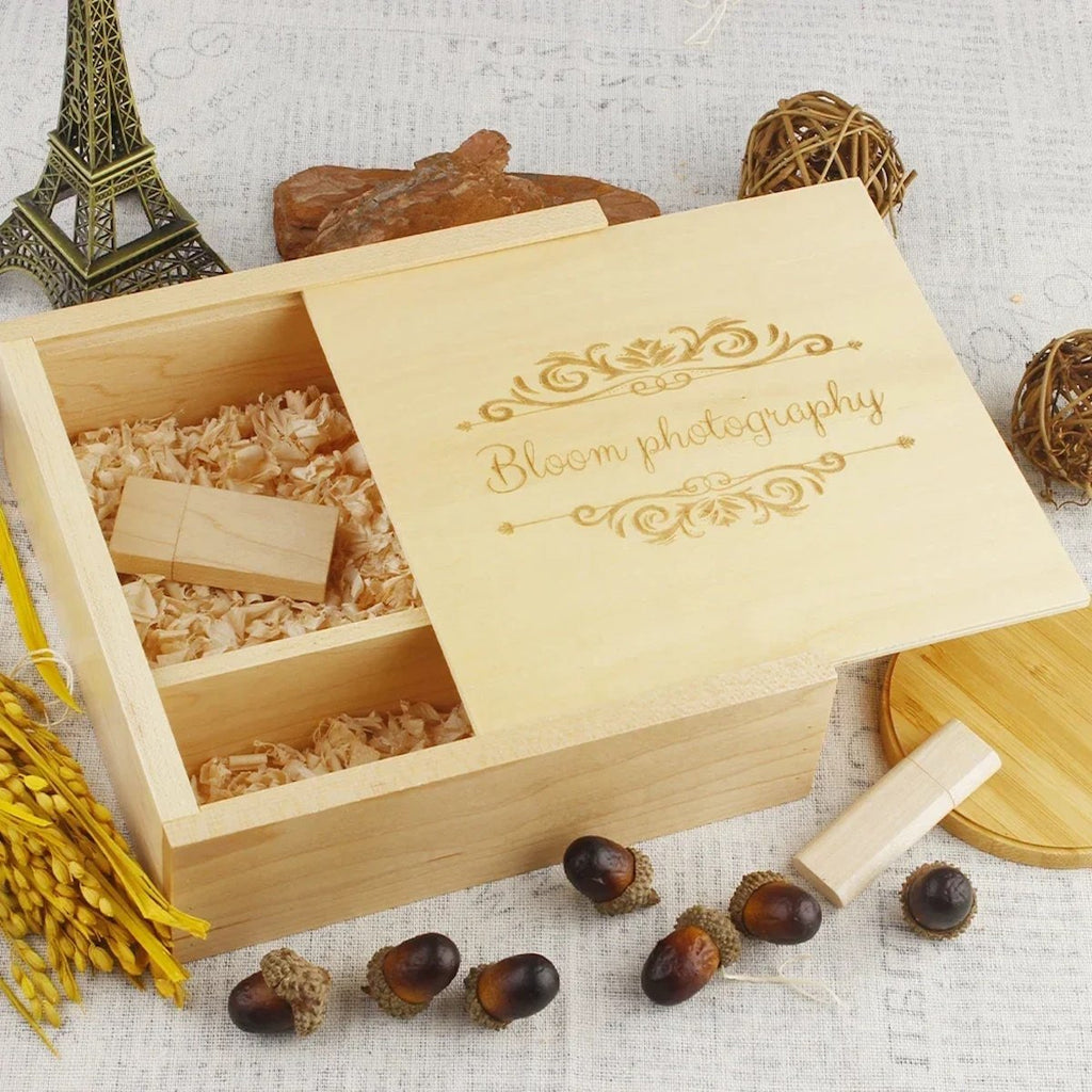 Engraved Wooden Storage Box image 5