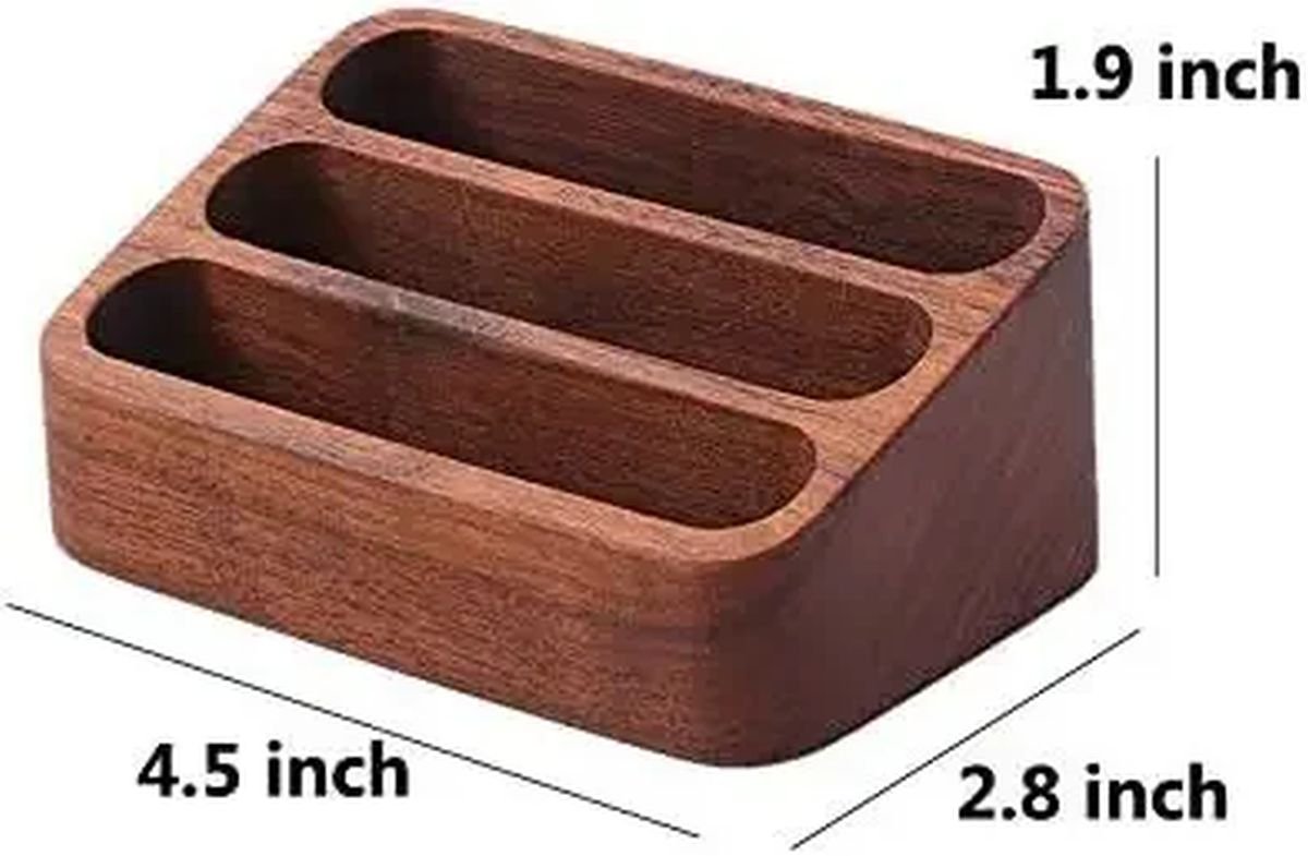 Business Wooden Card Holder Organizer image 1
