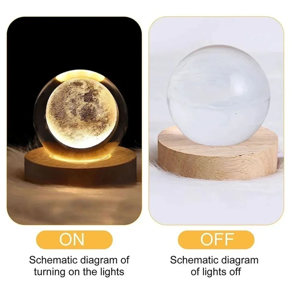 New 3D LED Crystal Ball image 1