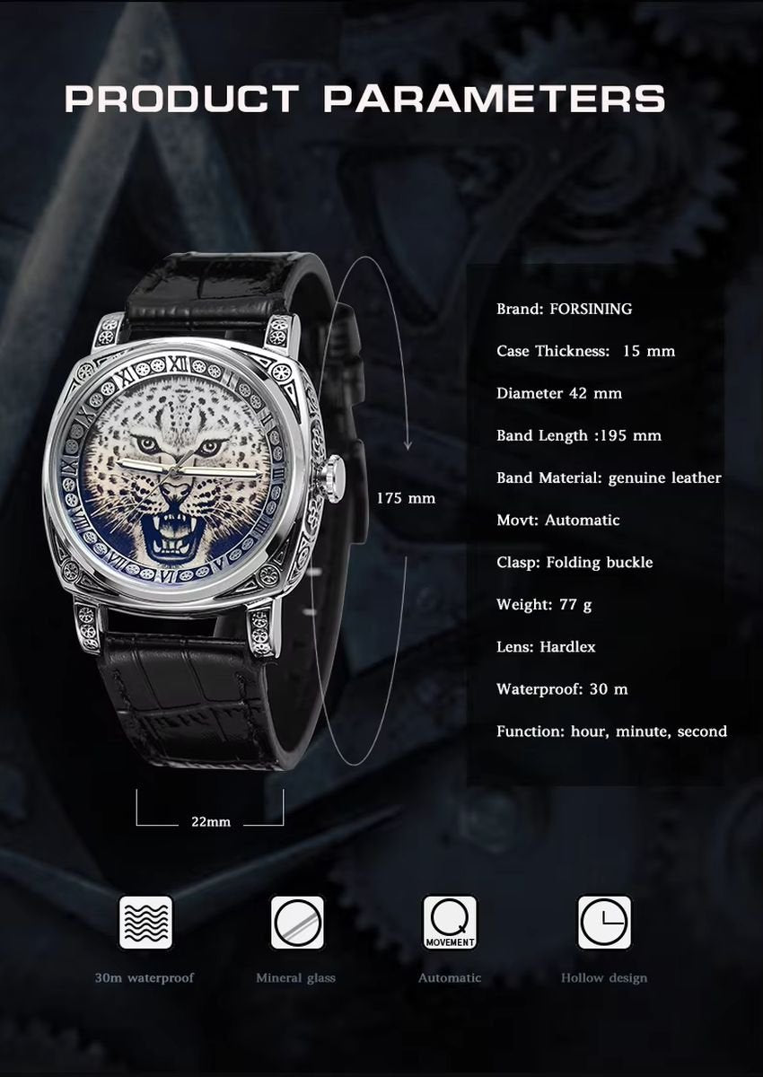 Mechanical Wristwatch Jam Tangan Men Watch image 5